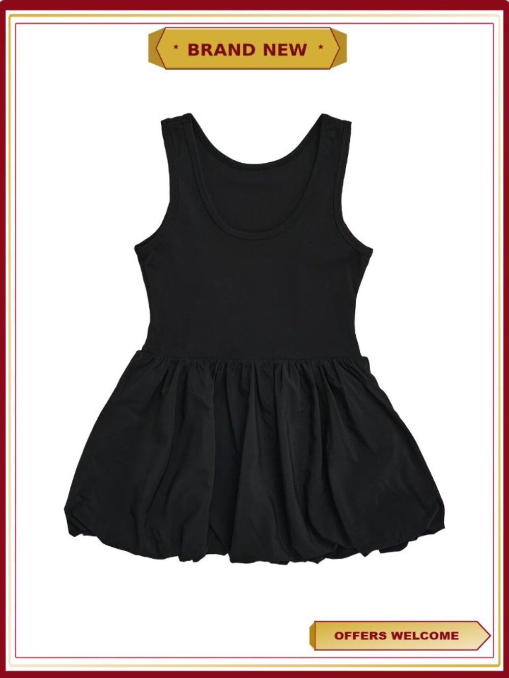 Athletic Works Girls Active Bubble Dress Built-in Shorts Performance